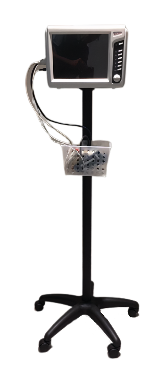 Soporte Rodante - Monitor CardioTecnica MA512 — MON-003 Soporte Rodante - Monitor CardioTecnica MA512
