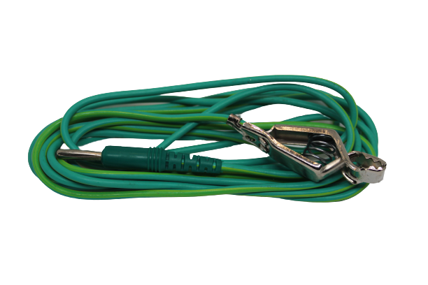 Cable para descarga a Tierra — Cable para descarga a Tierra - Banana/Cocodrilo